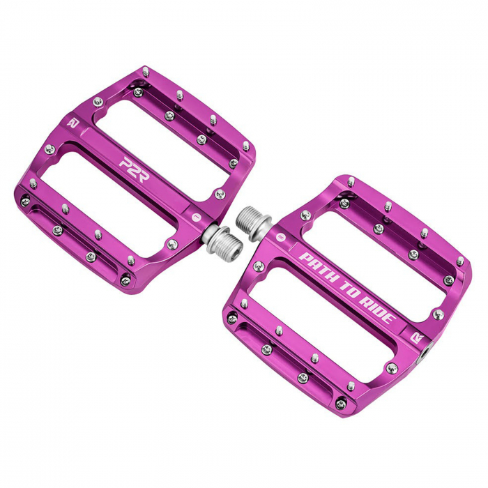 Pedale P2R Flatman 90 ETD, 3SB, aluminiu, mov [1]