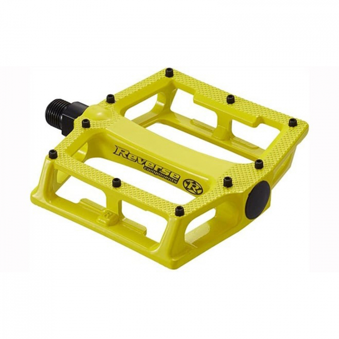 Pedale REVERSE Super Shape-3-D, aluminiu galbene [1]