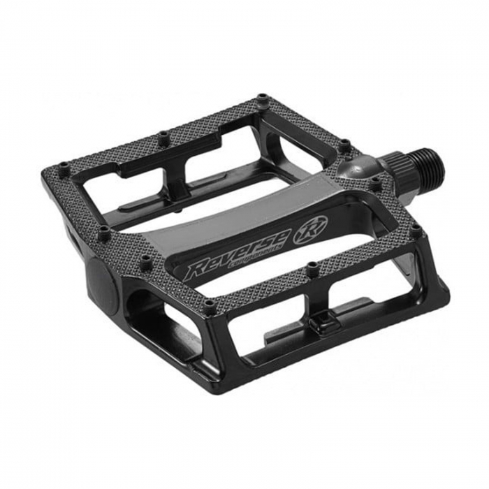 Pedale REVERSE Super Shape-3-D, aluminiu negre [2]
