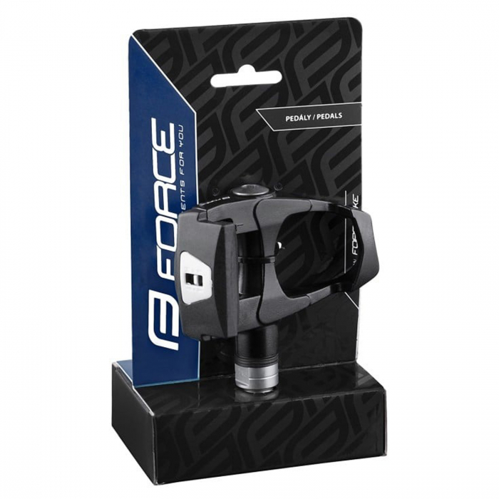 Pedale SPD FORCE Road Delta aluminiu negre [4]