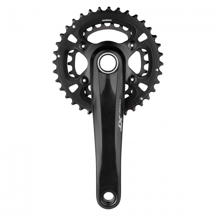 Angrenaj pedalier SHIMANO XT FCM8100 aluminiu 26/36T, brate 175 mm, negru [1]