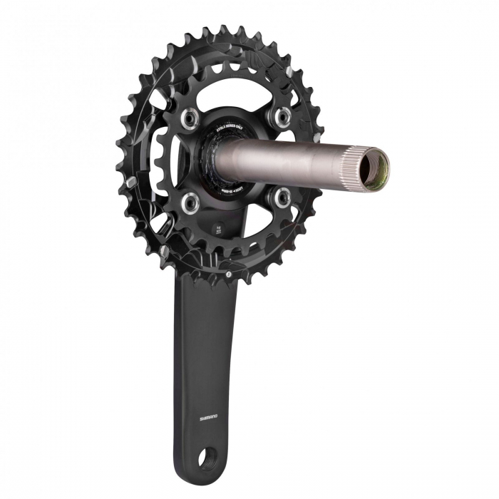 Angrenaj pedalier SHIMANO XT FCM8100 aluminiu 26/36T, brate 175 mm, negru [2]