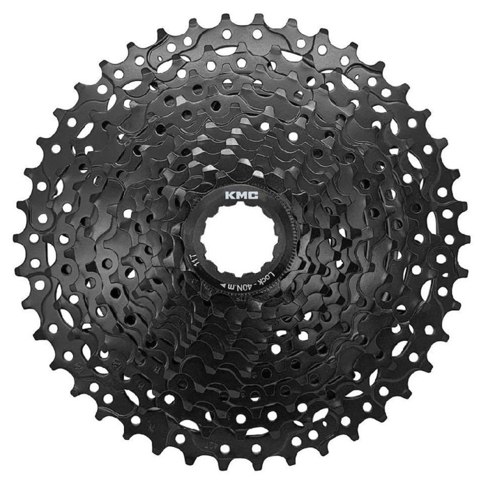 Pinioane casetate KMC React, 11-34T,  8 viteze, negru [1]