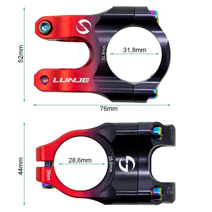 Pipa FIVESTARS EWPM-003, aluminiu, 76x31.8 mm [3]
