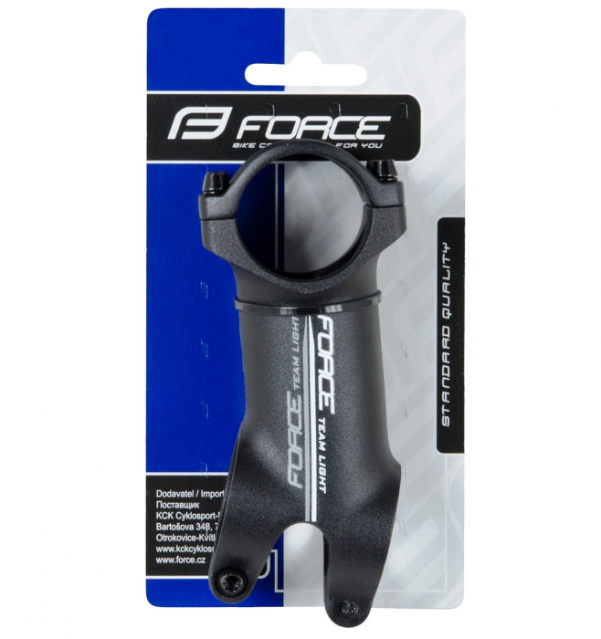 Pipa FORCE F Team Light 31.8/90 mm, aluminiu negru mat [2]