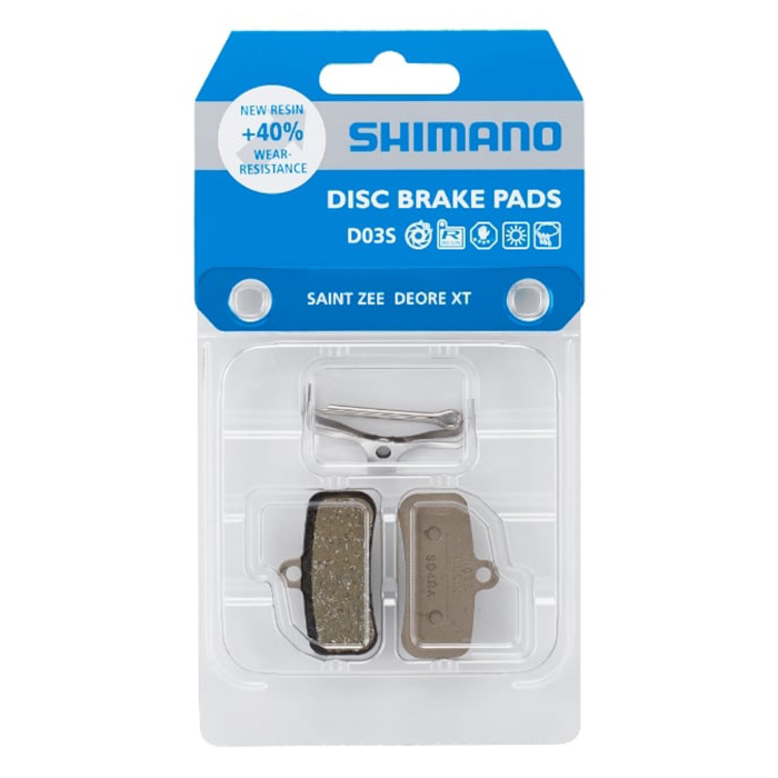 Placute frana SHIMANO D03S-RX, resin, cu arc [2]