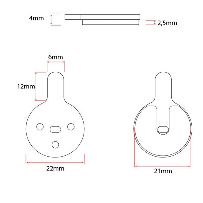 Placute frana FIVESTARS, din rasina, pentru trotinete [4]