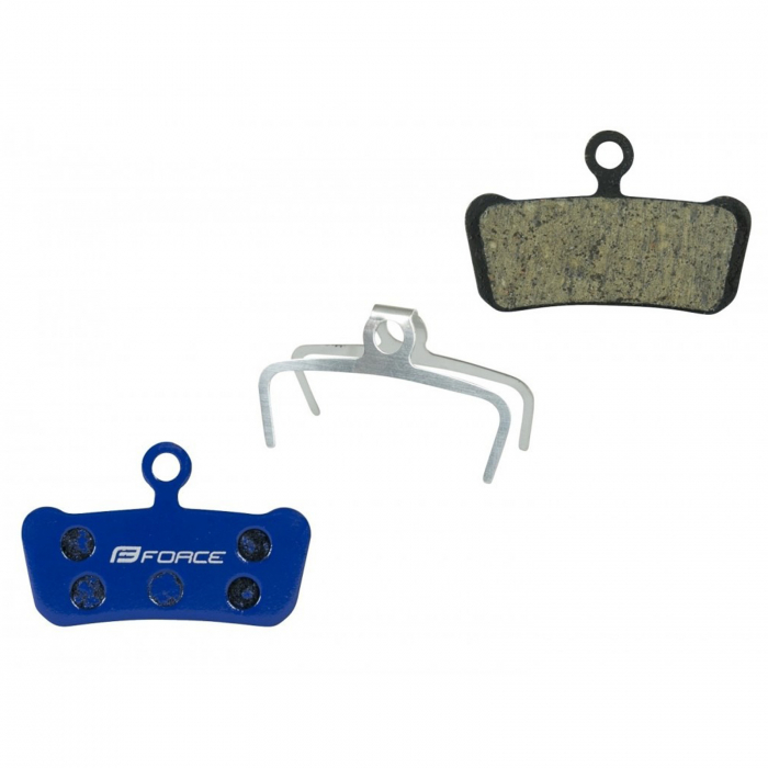 Placute frana polimerice FORCE compatibile AVID Trail/Guide Fe, cu arc [1]