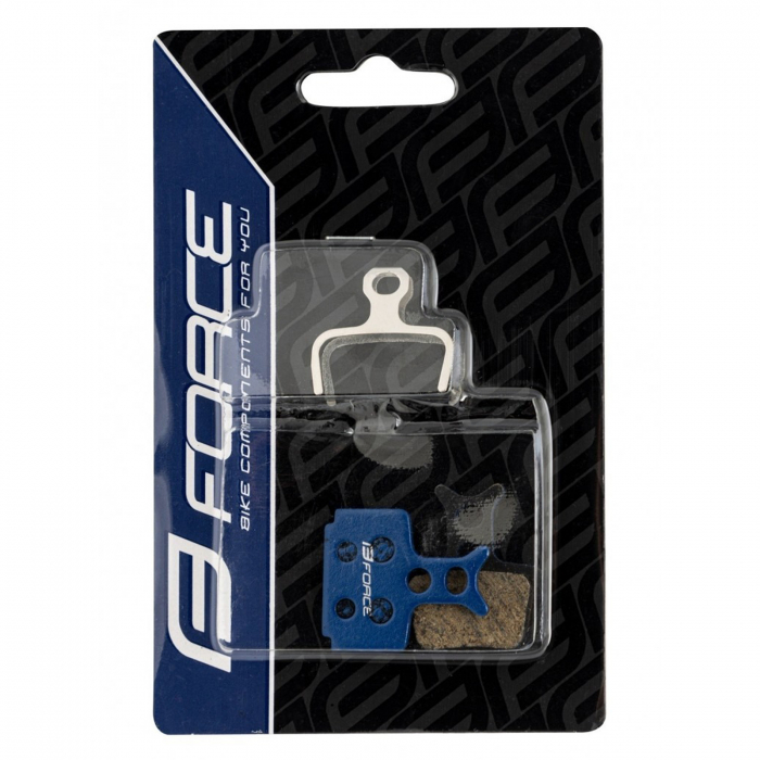 Placute frana polimerice FORCE compatibile frane FORMULA Mega Fe, cu arc [2]
