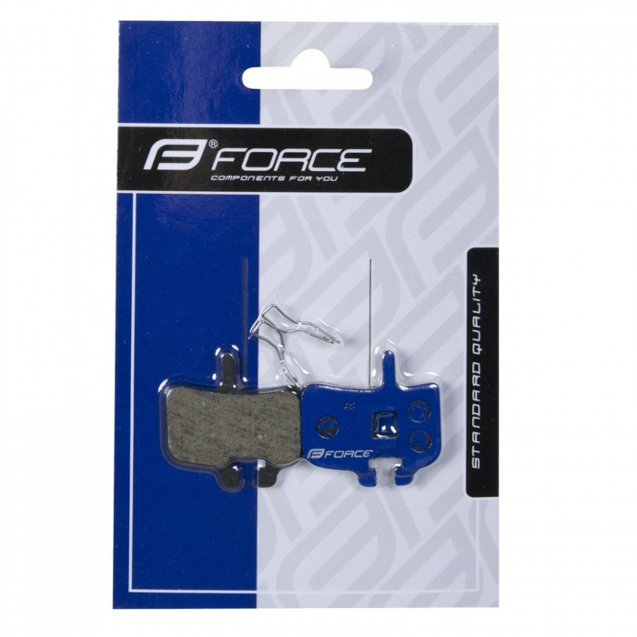 Placute frana polimerice FORCE compatibile frane HAYES Mag/X9/X1 Fe, cu arc [2]