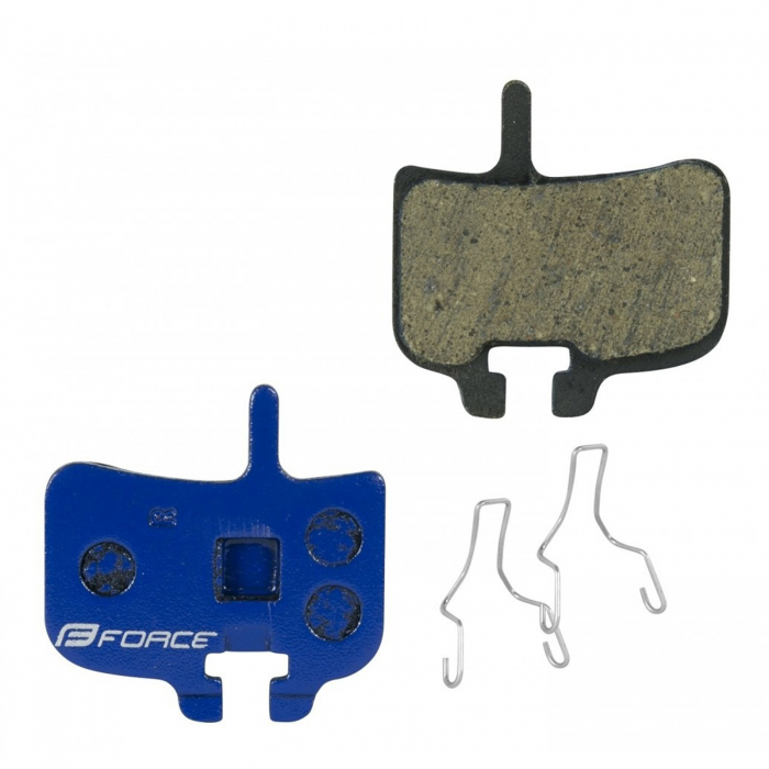 Placute frana polimerice FORCE compatibile frane HAYES Mag/X9/X1 Fe, cu arc [1]