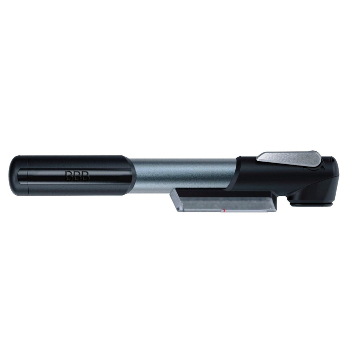 Mini pompa BBB BMP-57 WindGun S, cu manometru, gri [2]
