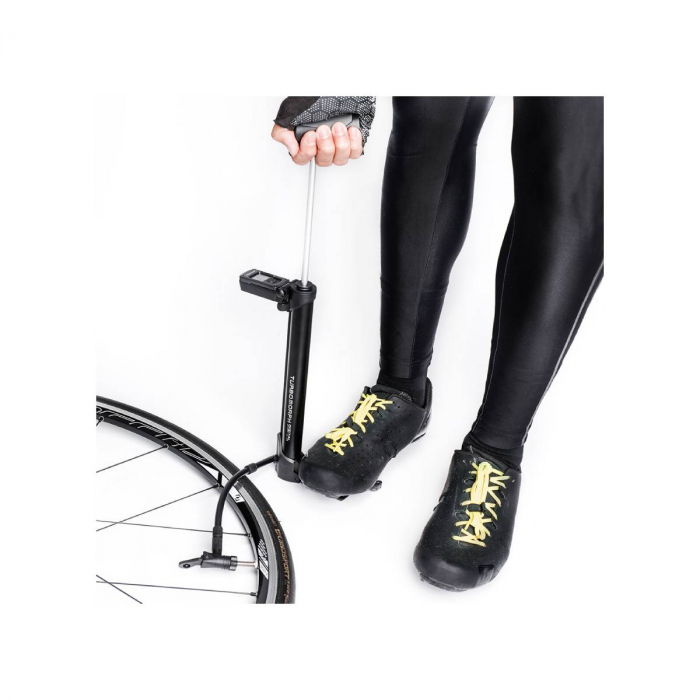 Pompa Mini Topeak Turbo Morph Digital, TTM-DGD, 160PSI/11BAR, manometru digital precizie [5]