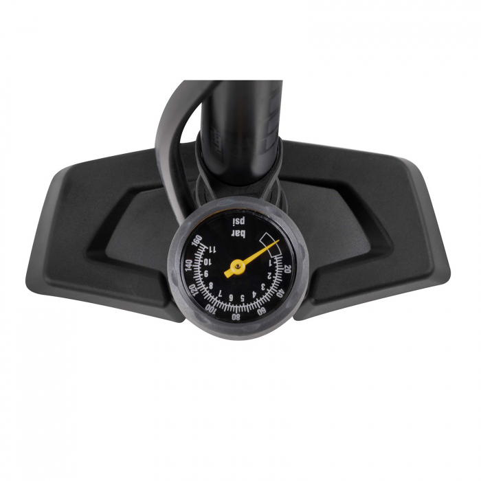 Pompa podea FORCE Hobby Eco Steel, 11 Bar neagra [2]