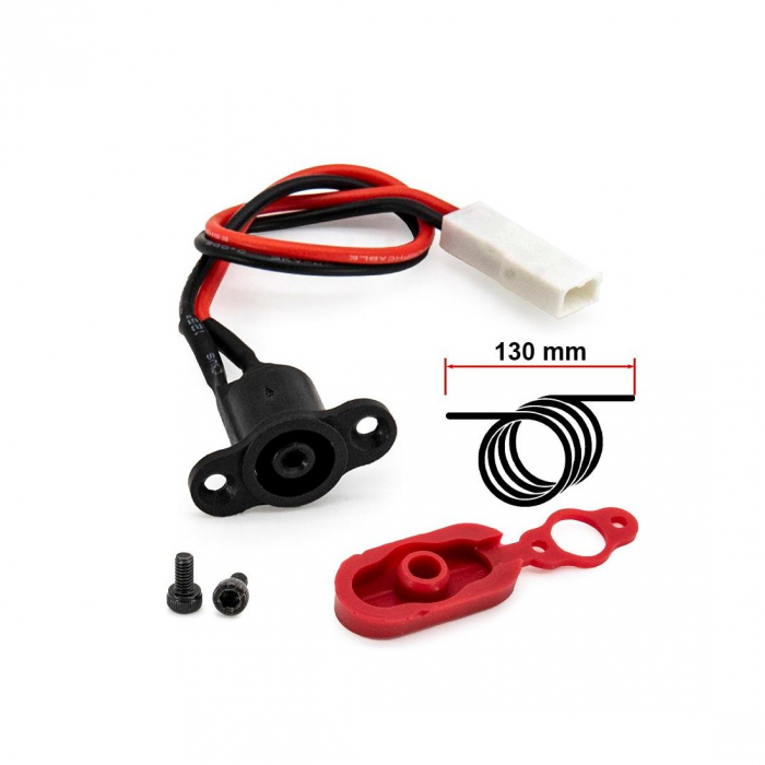 Port incarcare DC 8mm cu capac pentru Xiaomi M365 si Pro [1]