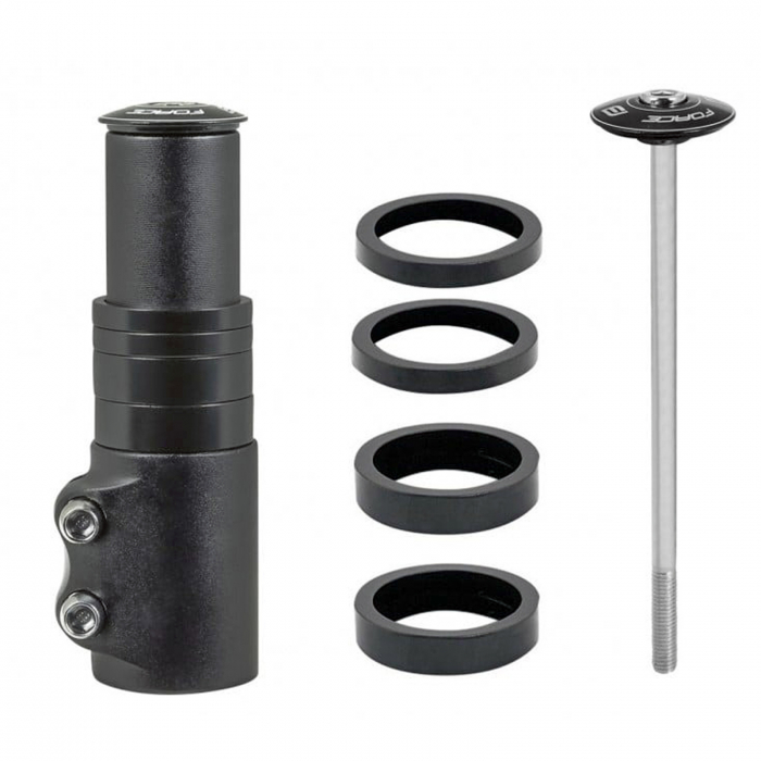 Prelungitor gat furca FORCE F-ECO 1.1/8 aluminiu negru [2]