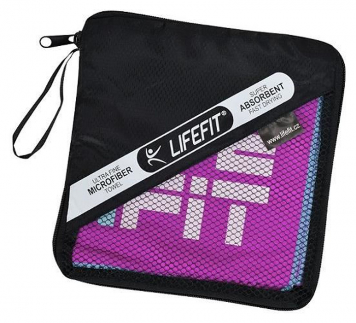Prosop fitness LIFEFIT Quick Dry, 105x175 cm, violet [4]