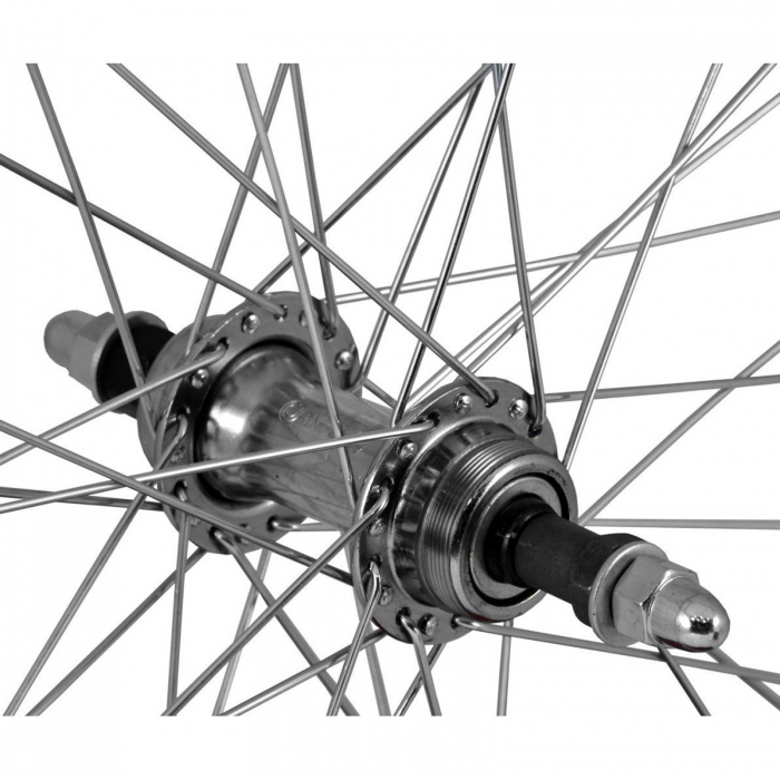 Roata spate 26" CERURIM Atlas (559x18), aluminiu dubla, profil frana V-Brake, 36H, negru [3]