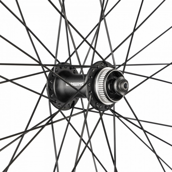 Roata fata 26"x36H FORCE XC Disc (559x19), aluminiu dubla, profil frane disc, neagra [3]