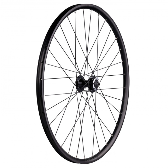 Roata fata FORCE XC Disc, aluminiu dubla, 32H, profil frana disc, 622x23, negru [2]