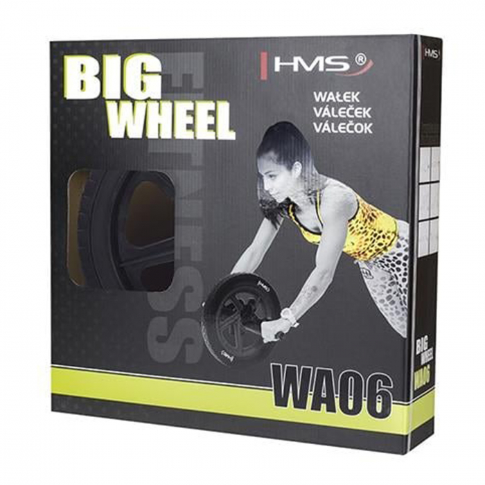 Roata profesionala fitness HMS WA06, neagra [5]