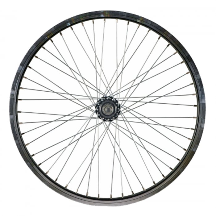 Roata spate BMX 20" CERURIM Othin, aluminiu simpla, profil frane V-Brake, 48H, negru [1]