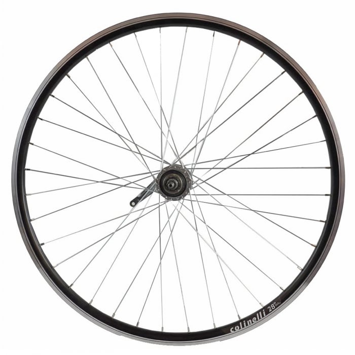 Roata spate 26" CERURIM Atlas, aluminiu dubla, butuc Shimano, profil frana V-Brake, 36H, negru [1]