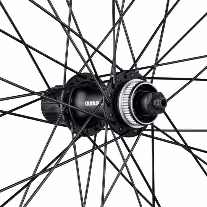 Roata spate 26"x36H FORCE XC Disc (559x19), aluminiu dubla, profil frane disc, neagra [3]