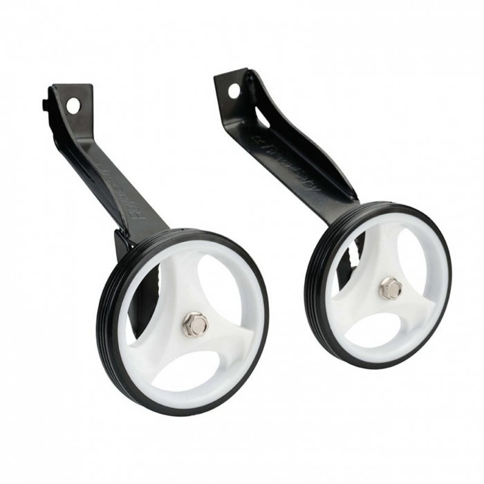 Roti ajutatoare ROYAL BABY, compatibile roata 16", negre [1]