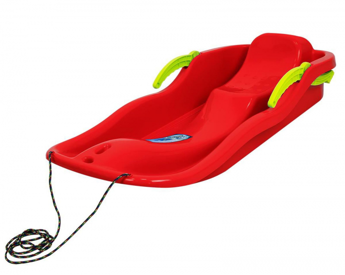 Sanie plastic cu frana, rosu [1]
