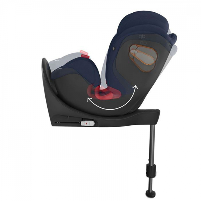 Scaun auto 0-25 kg GB Convy-fix London Grey [9]