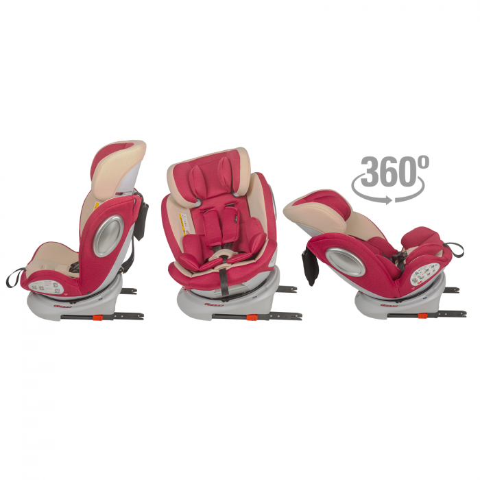 Scaun Auto 0-36 Kg Hapi Ozy - Rosu [4]