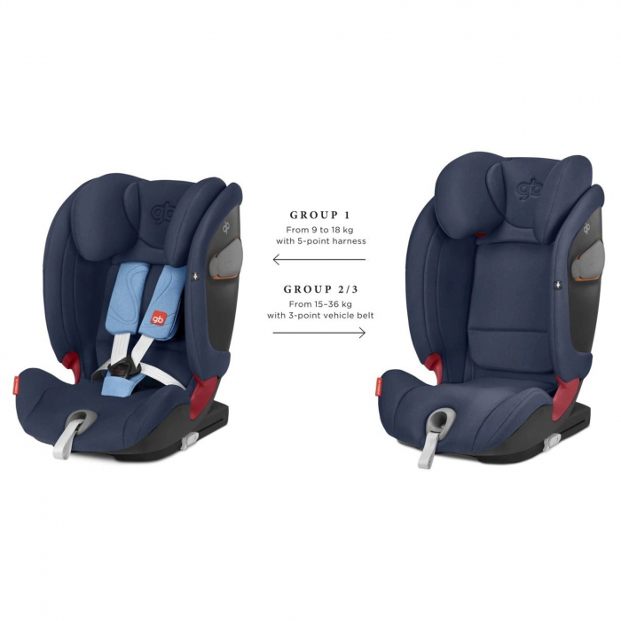 Scaun auto 9-36 kg GB Everna-fix London Grey [10]