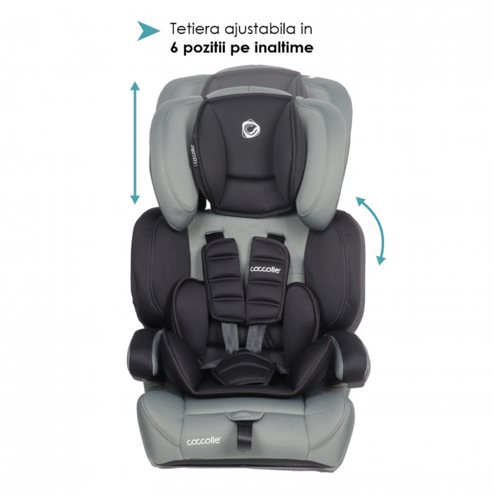 Scaun auto grupa 9-36 kg COCCOLLE Arra Lunar Rock [10]