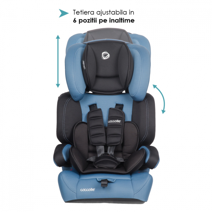 Scaun auto grupa 9-36 kg COCCOLLE Arra Pure Blue [10]