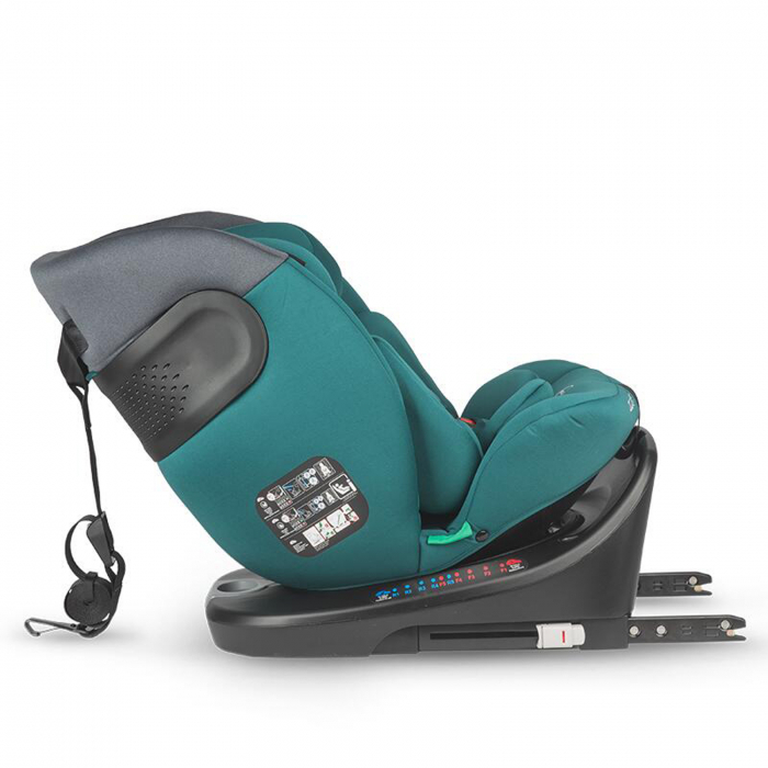 Scaun auto iSize 40-150 cm COCCOLLE Atira Hydra blue [9]