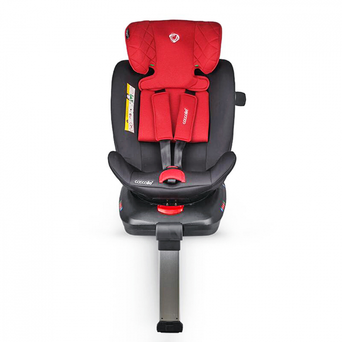 Scaun auto iSize 40-150 cm COCCOLLE Vigo Poppy red+COCCOLLE oglinda auto rear-facing [12]