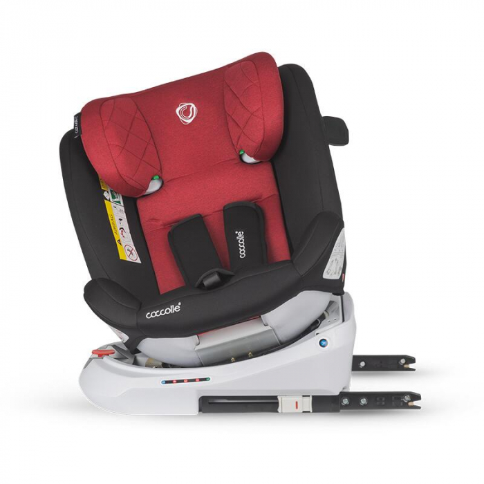 Scaun auto iSize 40-150 cm COCCOLLE Lyra Dahlia red [8]