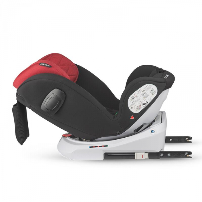 Scaun auto iSize 40-150 cm COCCOLLE Lyra Dahlia red [9]