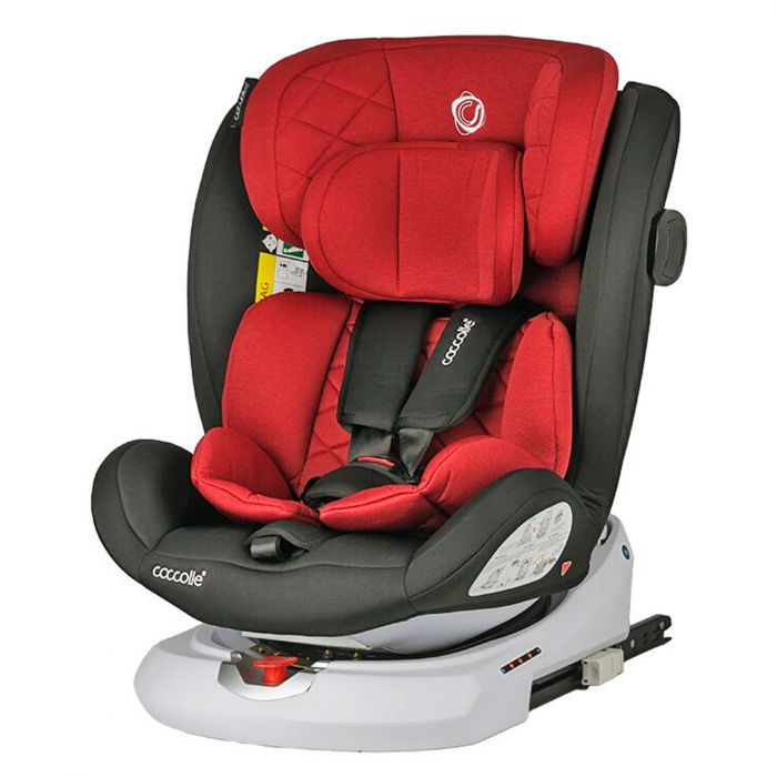 Scaun auto iSize 40-150 cm COCCOLLE Lyra Dahlia red [1]