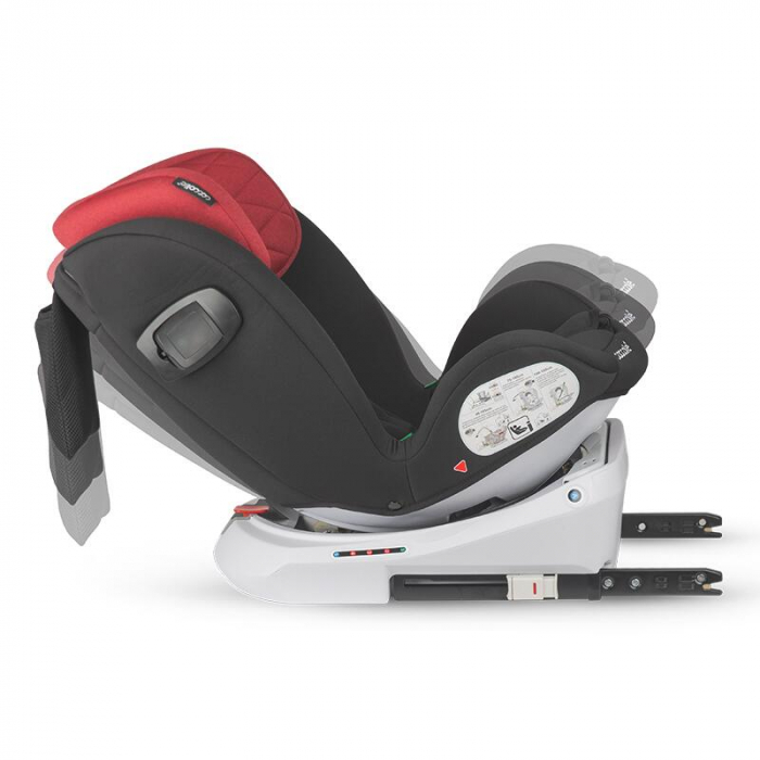 Scaun auto iSize 40-150 cm COCCOLLE Lyra Dahlia red [12]