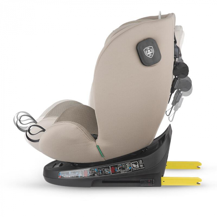 Scaun auto iSize 40-150 cm Coccolle Nova Sand beige+Coccolle protectie bancheta auto mica [8]