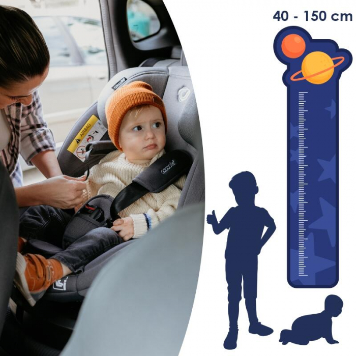 Scaun auto iSize 40-150 cm Coccolle Nyota Moonlit grey+Coccolle Parasolar auto cu ventuze [14]