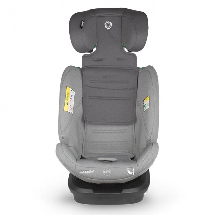 Scaun auto iSize 40-150 cm Coccolle Nyota Moonlit grey+Coccolle Parasolar auto cu ventuze [12]