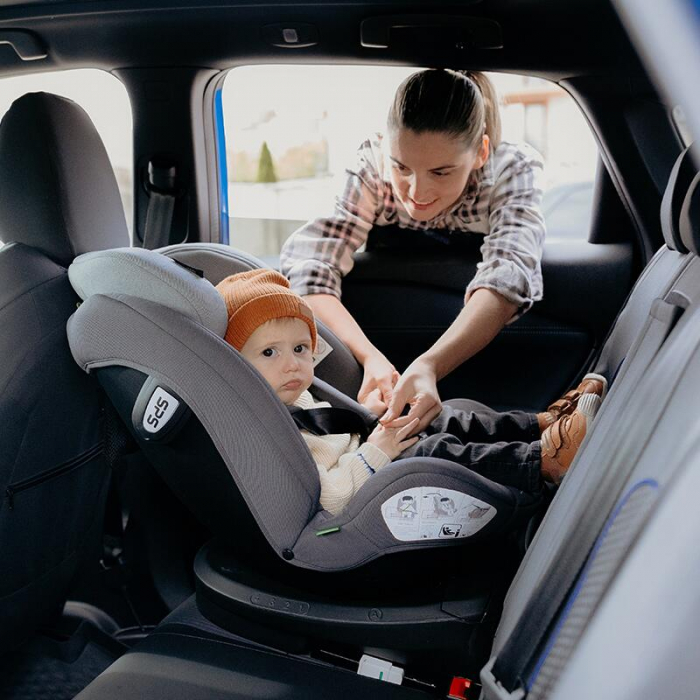 Scaun auto iSize 40-150 cm Coccolle Nyota Moonlit grey+Coccolle Parasolar auto cu ventuze [20]