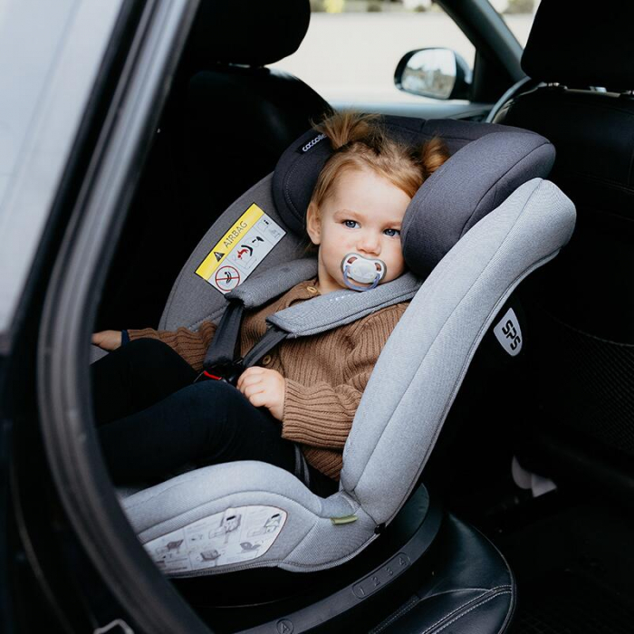 Scaun auto iSize 40-150 cm Coccolle Sidra Diamond black + Coccolle protectie bancheta auto mica [18]