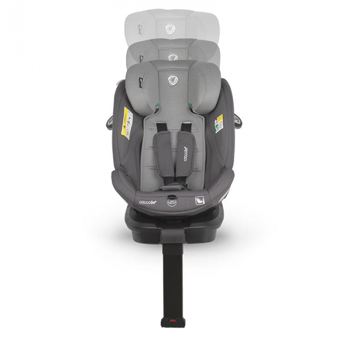 Scaun auto iSize 40-150 cm Coccolle Sidra Diamond black + Coccolle protectie bancheta auto mica [11]