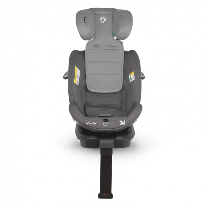 Scaun auto iSize 40-150 cm Coccolle Sidra Diamond black + Coccolle protectie bancheta auto mica [12]