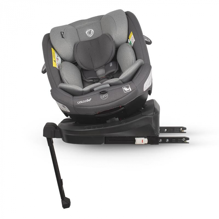 Scaun auto iSize 40-150 cm Coccolle Sidra Diamond black + Coccolle protectie bancheta auto mica [9]