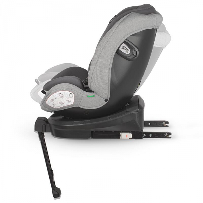 Scaun auto iSize 40-150 cm Coccolle Sidra Moonlit grey+Coccolle protectie bancheta auto mica [8]